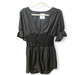 Elegant black romper
